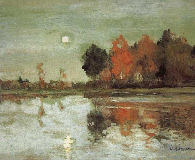 Isaac Ilich Levitan Twilight Moon-study